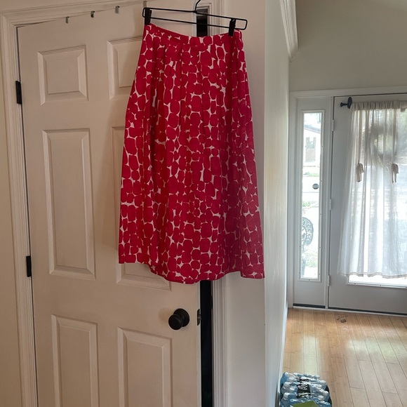 Banana Republic poplin pleated midi skirt and cropped cami set - Picture 9 of 10